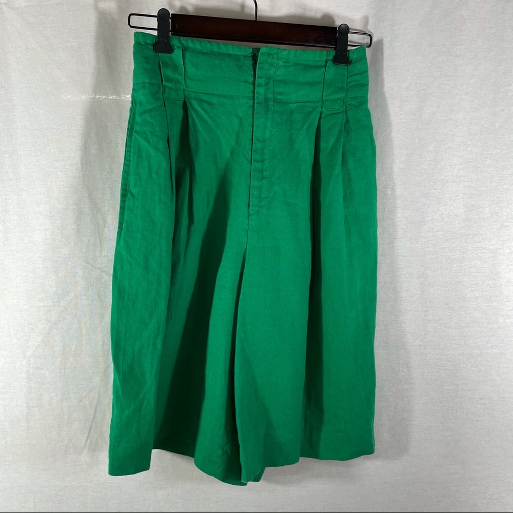 Linen culotte shorts by Ellen Tracy